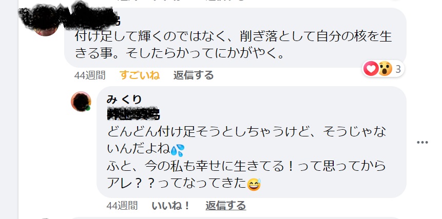 Facebookコメントその2 